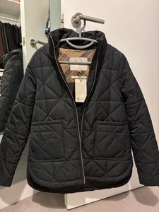 Barbour Stella Quilt Jacket, Black, Size UK 8, New - Picture 1 of 11