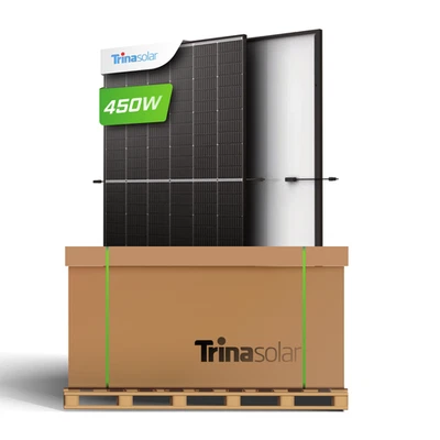 TRINA SOLAR 36xTrina Vertex S+ TSM-450NEG9R.28 450 Wp Glas-Glas Solarmodul PV Anlage Balkon