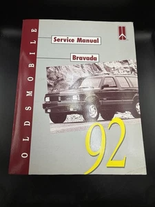 1992 Oldsmobile Bravada Repair Shop Manual 92 Olds Original Service Book OEM - Picture 1 of 6