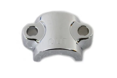 Tapa de eje deslizante de horquilla cromada para Harley Davidson Foto 1 de 4