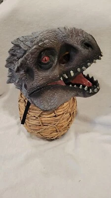 Máscara de dinosaurio Halloween T-rex adulto... Foto 1 de 4