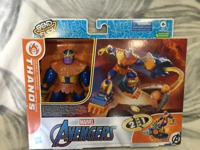 Marvel Avengers Bend Flex Missions Thanos Fire Mission Figure 6" THANOS New - Imagem 1 de 4