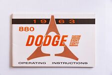 1963 Dodge 880 Owner's Original