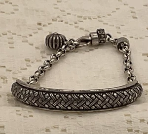VTG Brighton Silver Bar Bracelet - Picture 1 of 5