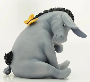 Large Classic Disney Eeyore Collectable Money Bank Butterfly Winnie The Pooh - Picture 1 of 10