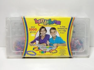 Bandaloom Kit Over 1000 Pieces Mini Band Hook Color Bands Clips Charm Set Case - Picture 1 of 5