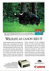 1994 Imprimante à faisceau laser Canon LBP430 Guar Bull impression vintage annonce