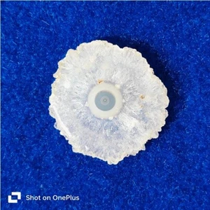 Stalactite Slice Solar Quartz Slice Flower Briolette Loose Stone 44 Cts. ME-9114 - Picture 1 of 4