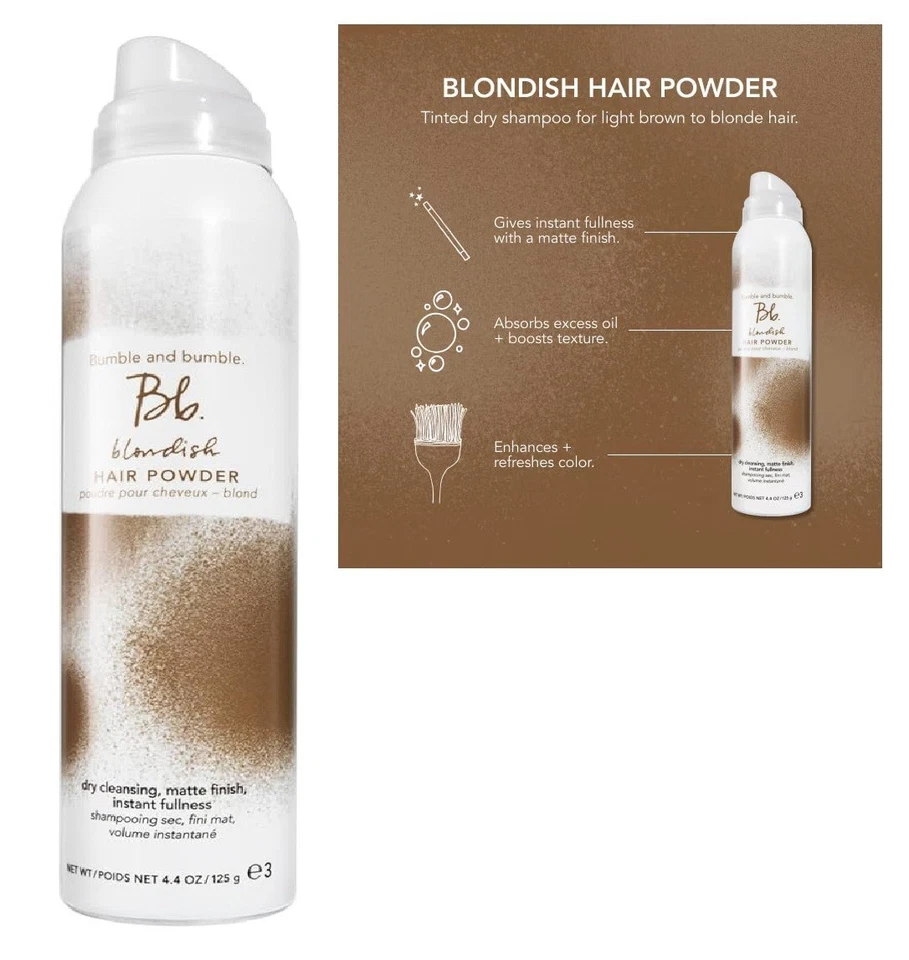 Polvo de limpieza en seco Bumble & Bumble BB RUBIO, acabado mate 4,4 OZ nuevo Foto 1 de 1