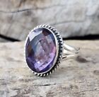 Amethyst Ring 925 Sterling Silver Gemstone Handmade Jewelry All Size Mo402