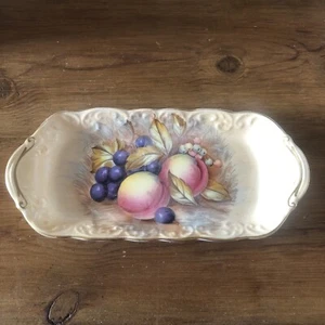 Aynsley Orchard Fine English Bone China Dish 1960s Signed VGC Vintage. - Picture 1 of 7