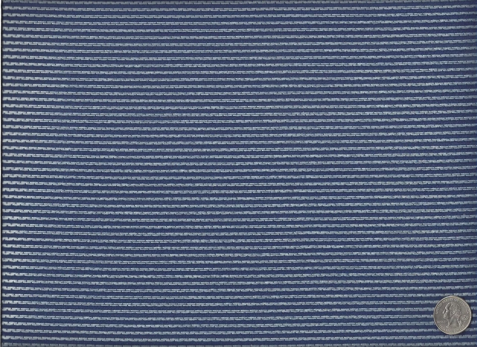 Tela de tapicería Knoll Tryst Blue Star contemporánea a rayas azul real Foto 1 de 1