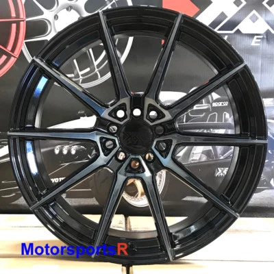 Ruedas XXR 567 Phantom negras 18+38 llantas escalonadas 5x100 Scion FRS 18 Subaru BRZ Foto 1 de 4