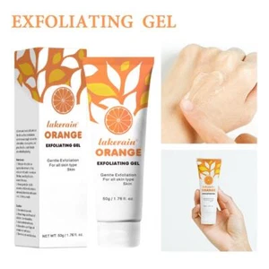 Gel exfoliant à l'extrait d'orange pour le corps, gommage visage anti-acné, J6C8 - Picture 1 of 13