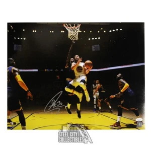 Stephen Curry Autographed Golden State Driving Layup 16x20 Basketball Photo -JSA - Picture 1 of 1