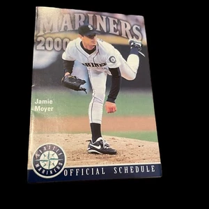 2000 Seattle Mariners MLB Baseball Pocket Schedule Jamie Moyer - Picture 1 of 2