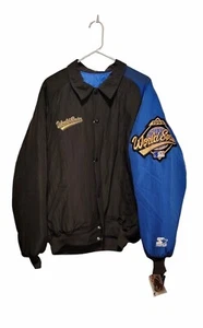 Giacca Dugout Colorblock Starter World Series 1995 vintage x grande nuova con etichette - Foto 1 di 10