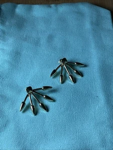 Plunder Design Amelia Earrings 5 Gold-plated Spikes - Free Shipping - Picture 1 of 4