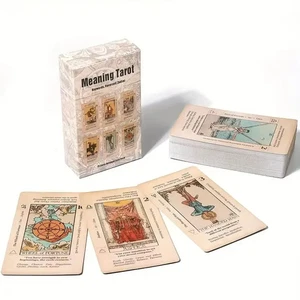 Carta de Tarot Significado para Tarot Principiante, Palabra Clave Antigua Baraja de Tarot, 78 Cartas para - Imagen 1 de 7