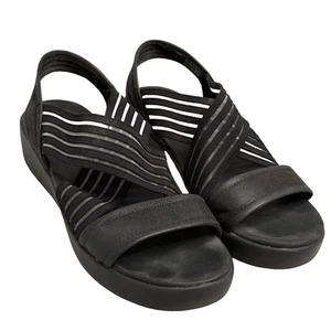 Sandalias Skechers Yoga Espuma Tirantes EE. UU. 7 UE 37 Negro Textil Sintético - Imagen 1 de 19