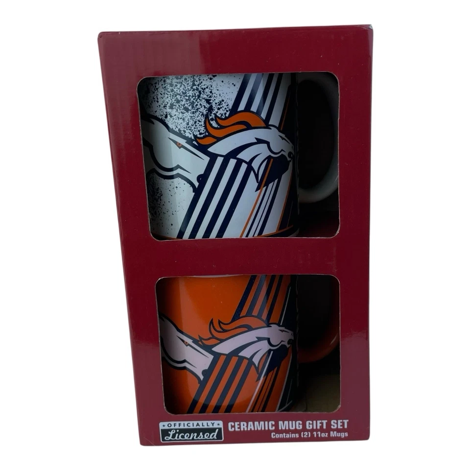 Denver Broncos 11 Oz Rally Mug Licensed NFL - Orange