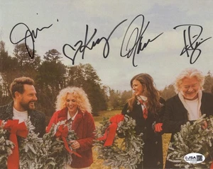 Little Big Town Full Band x4 signed Autogramm 8x10 Foto Photo mit JSA COA - Bild 1 von 4