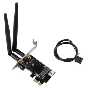 PCIE-WLAN-Kartenadapter Drahtlose Netzwerkkarte M2 NGFF Bluetooth-Konverter9845 - Afbeelding 1 van 6