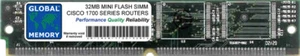 32MB MINI FLASH SIMM MEMORY FOR CISCO 1700 SERIES ROUTERS ( MEM1700-32MFS ) - Picture 1 of 1