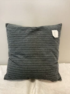 Grace Overside 20 X 20in Dark Gray Decor Pillow Removable Cover  - Picture 1 of 8