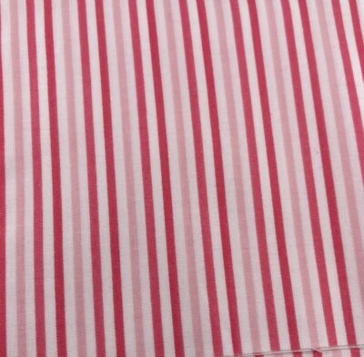 1/2 Yard Pink Stripes By Chloe’s Closet For Moda cotton fabric “Quilt Pink” - Image 1 of 3