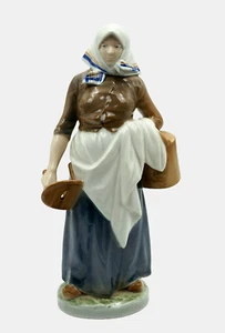 Royal Copenhagen Figur von Christian Thomsen (1860-1921), Milchmädchen - Foto 1 di 5