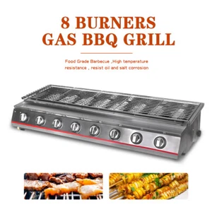 LPG Commercial Multi-function Gas BBQ Grill Outdoor Cooker Stainless Steel - Picture 1 of 11