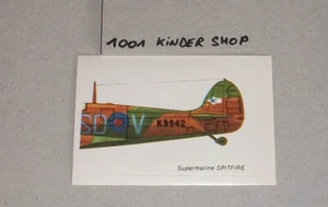 BIG BATTLES GRANDES BATAILLES 1977 - STICKER N°195 - SUPERMARINE SPITFIRE (2/2) - Picture 1 of 1