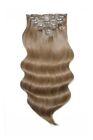 Foxy Locks Seamless 18" Clip In Human Remy Hair Extensions Milk Chocolate 180g