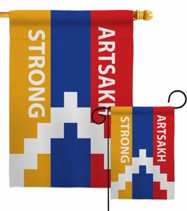 Artsakh Strong Garden Flag Support Cause Decorative Small Gift Yard House Banner - Picture 1 of 19