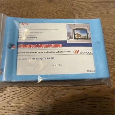 Car Headrest Holder WANPOOL Car Headrest Mount Apple iPad Mini 1 / 2 / 3. B608 - Image 1 of 2