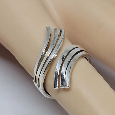 Anillo envolvente de plata de ley 925 talla 5,5 Foto 1 de 4