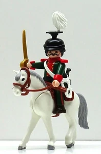 ULAN GARDE REITER GRÜN C OFFIZIER Playmobil zu Soldat Kavallerie Top Custom RAR - Bild 1 von 10