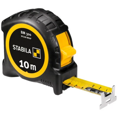Stabila 19841 BM 300 Tape Measure 10m Durable, Unbreakable, Easy-Read - Image 1 of 4