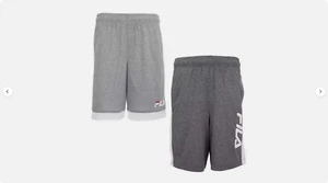 Fila Boys 2-Pack Active Shorts (Grey, Size XLarge 18 - 20) NWT - Picture 1 of 2