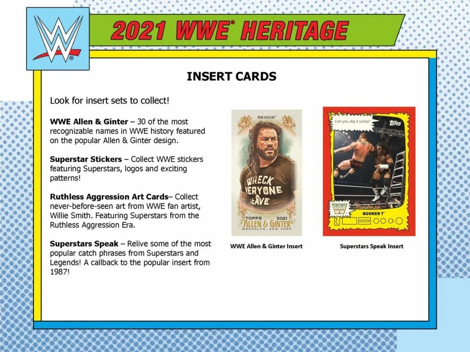 2021 Topps Heritage WWE Allen & Ginter The Miz Inserts  - Image 1 of 1