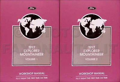 1997 Explorador Alpinista Tienda Manual Juego Ford Mercury Reparación Servicio - Imagen 1 de 3