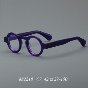 Montures de lunettes rondes surdimensionnées en acétate épaisses hommes et femmes lunettes unisexes