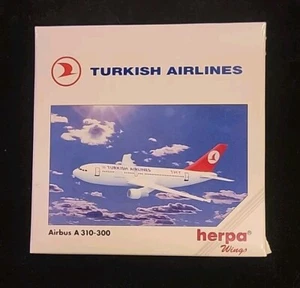 Herpa Wings # 500944 Turkish Airlines Airbus A310-300- 1:500- Old Store Stock Mt - Picture 1 of 4