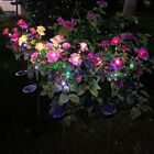 Outdoor Solar Rhododendron Lights LED Flower Stake Lamp Waterproof Patio Garden