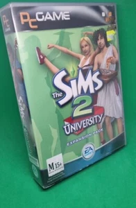 The Sims 2 University - Expansion Pack - PC Game Bigger Box - 2 Disc Set - Picture 1 of 3