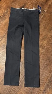 🔵 Dickies Boys Skinny Fit Navy Blue Work/School Pants – Size 14 - Picture 1 of 5