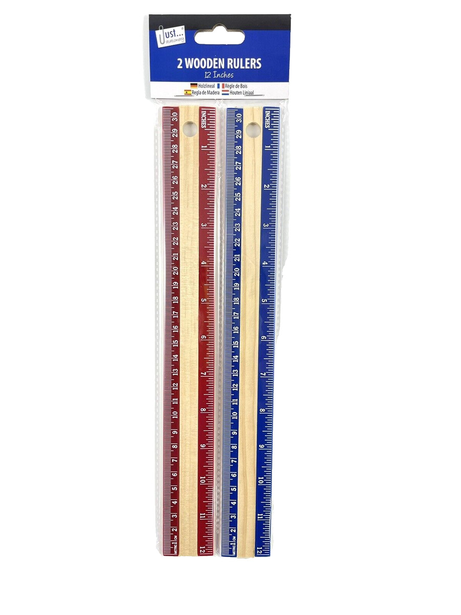 12 Inch Plastic Rulers 8-Pack Of – Clear, Dual-Sided With Inch & CM ...