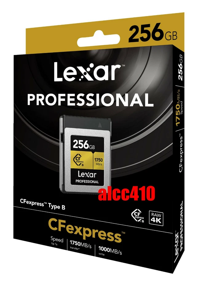 Lexar 256GB CFexpress Type B Memory Card LCFX10-256CRB Read 1750MB/s AU - Image 1 of 1