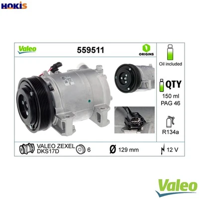 COMPRESSOR AIR CONDITIONING 559511 FOR NISSAN MURANO/II/SUV QR25DE 2.5L 4cyl - Image 1 of 4